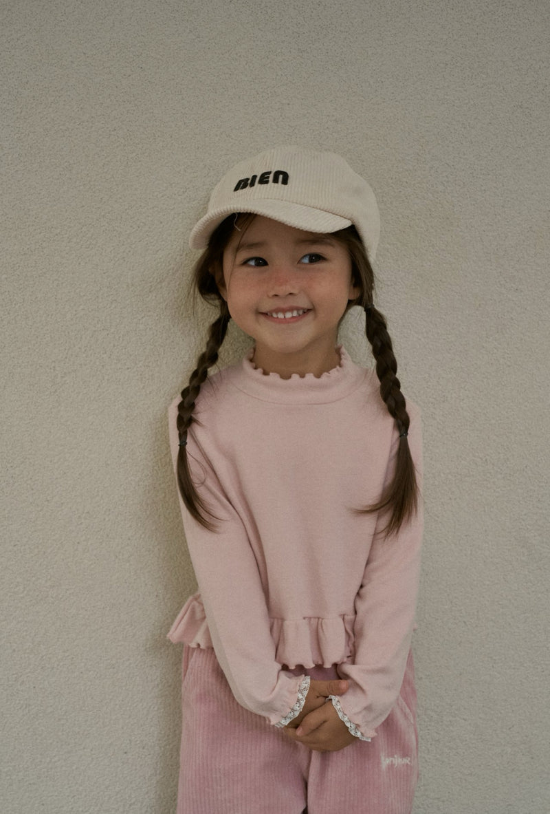 momo ann / frill polar tee【for kids &Jr.】