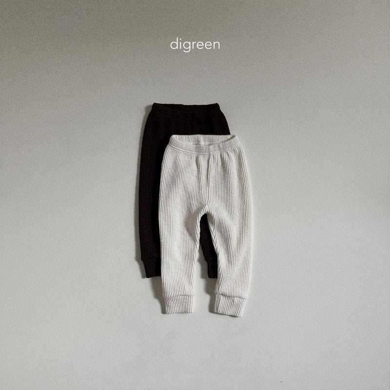 digreen / knit jogger pants