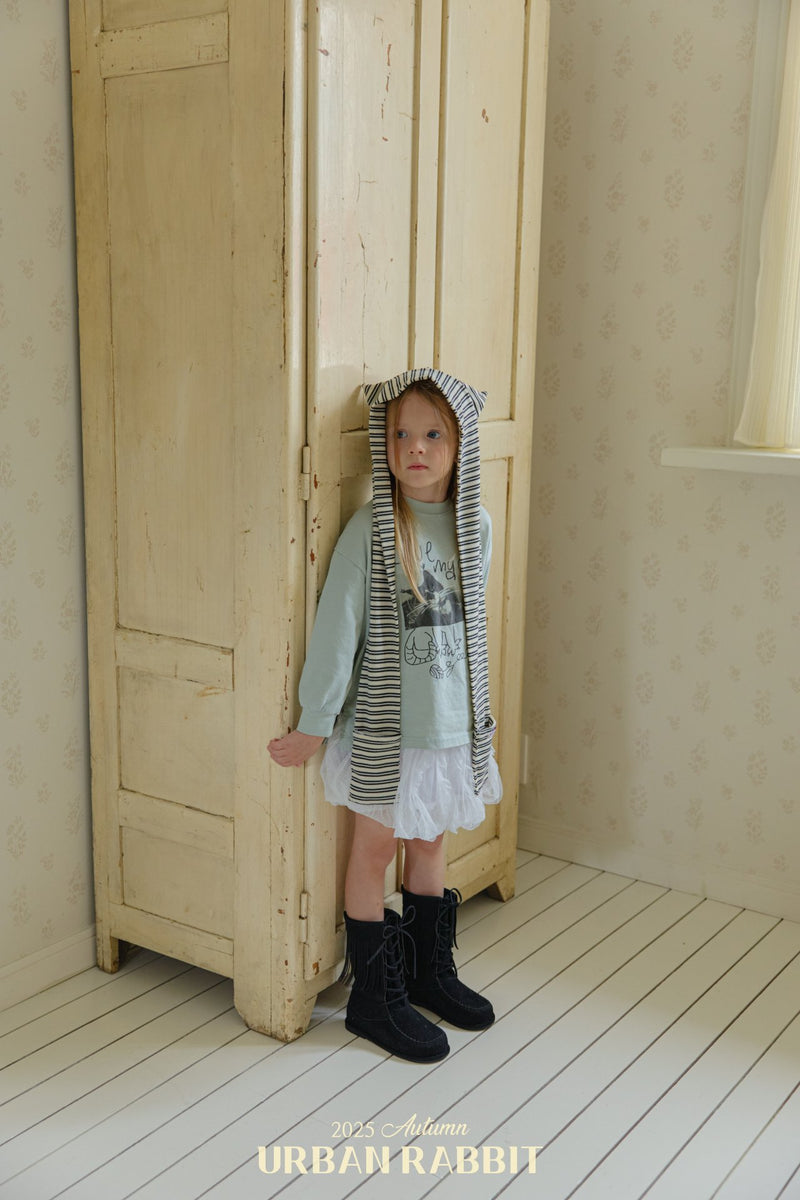 urban rabbit / my cat long t-shirt【for kids & Jr.】
