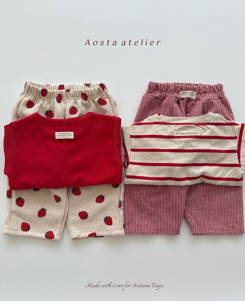 aosta /  every rib tee【for baby&kids】