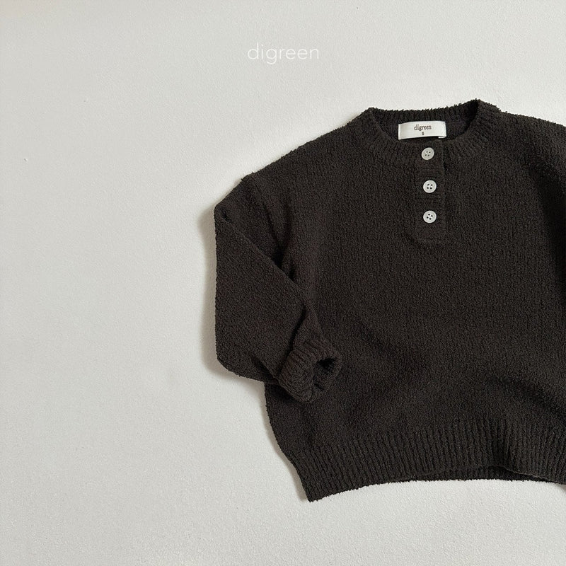 digreen / sand knit tee【for kids】