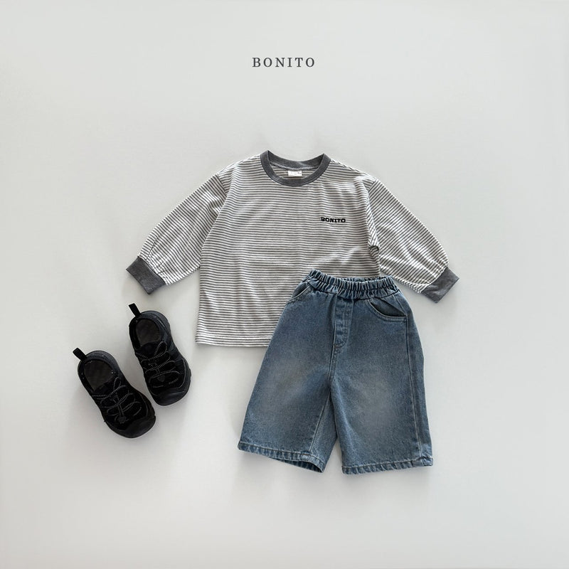 bonito / balmuda 8/10length denim【for kids&Jr.】