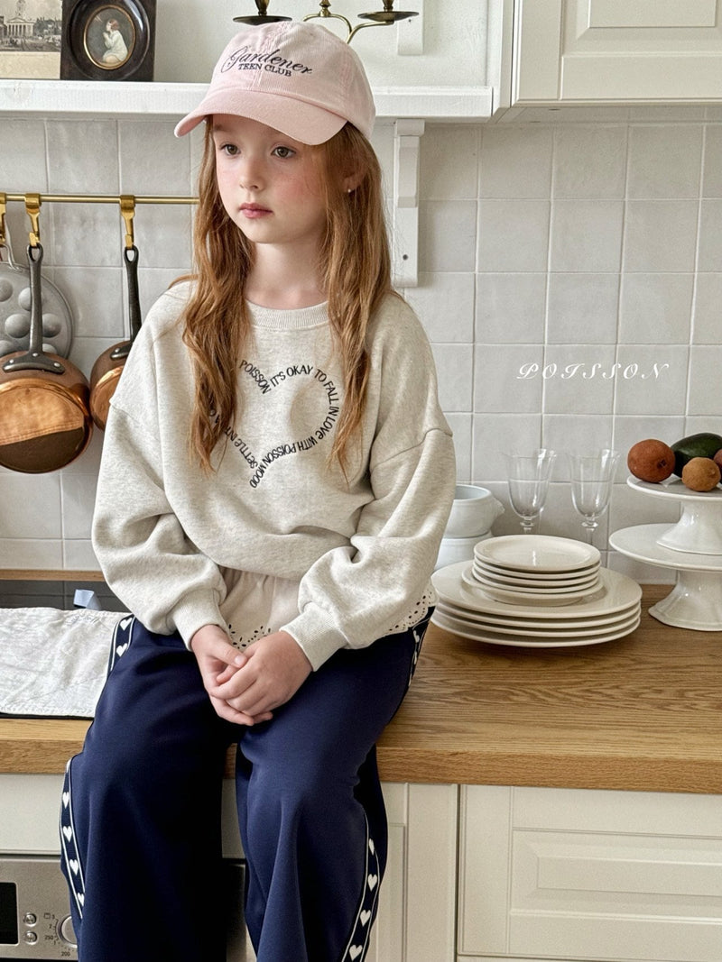 poisson / heart embroidery mtm【for kids &Jr.】