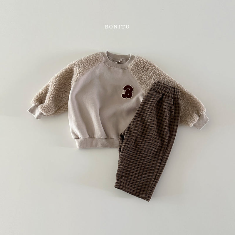 bonito / corduroy check pants