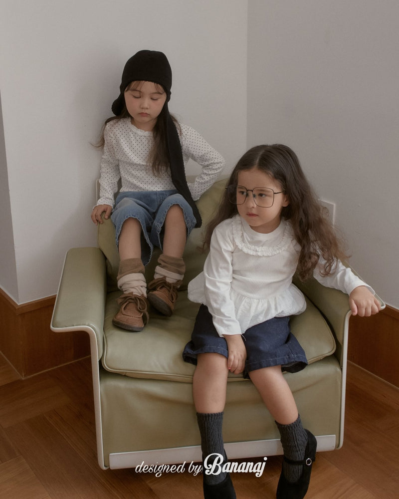 banana.j / toshi wool socks【for kids & jr.】