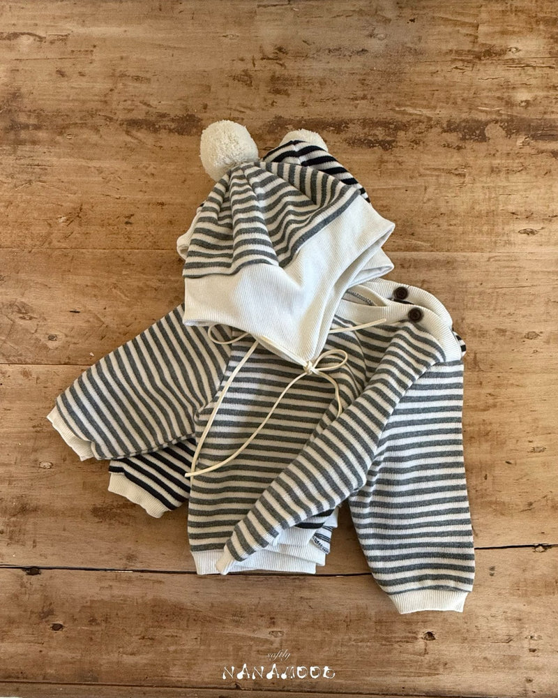 nanamood by bananaj / marine stripe bonnet【for baby】