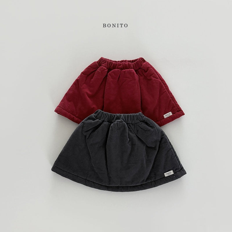 bonito / corduroy bonding skirt【for kids&Jr.】