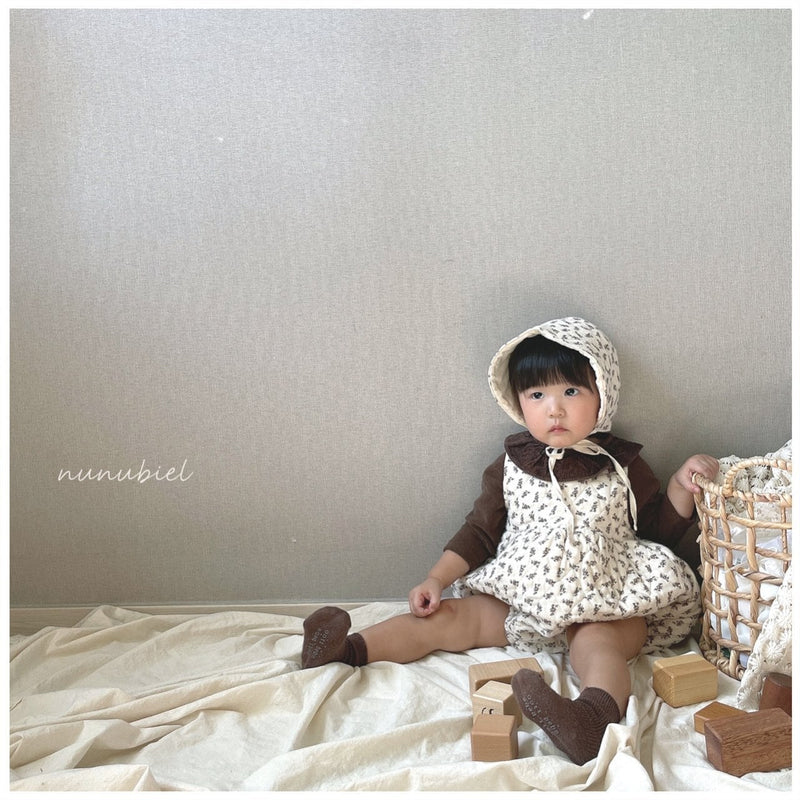nunubiel / quilting romper & bonnet