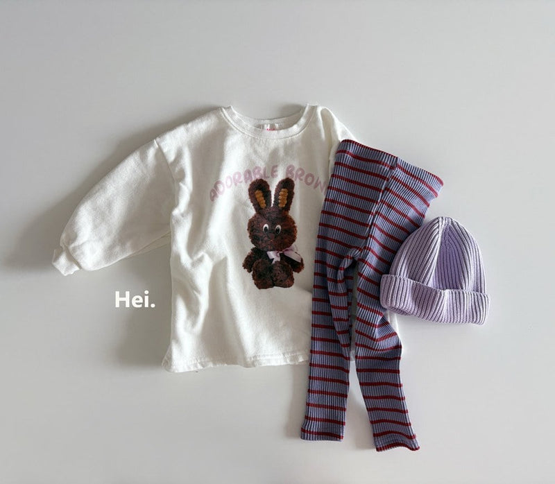 hei. / stripe leggings【for kids】