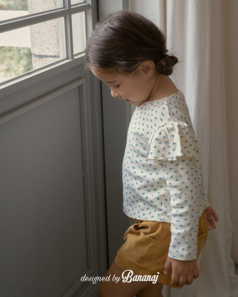 bananaj / blossom tee【for kids & jr.】