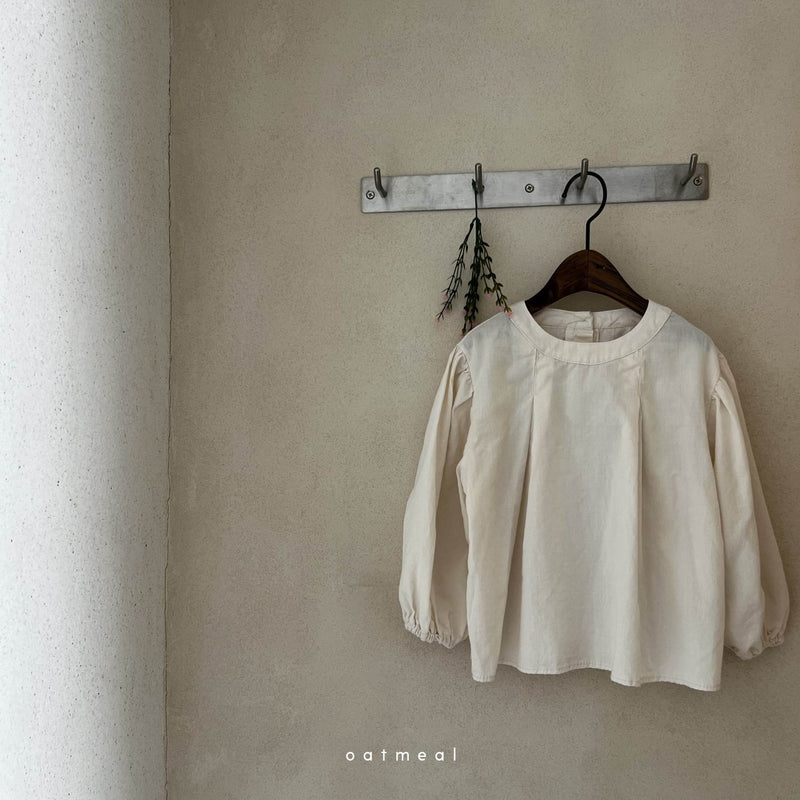 oatmeal / antoine blouse【for kids】