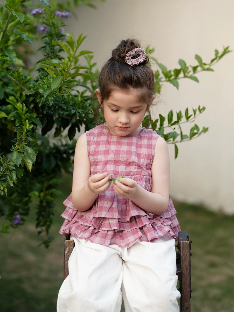 frill wide pants 【for kids&Jr.】