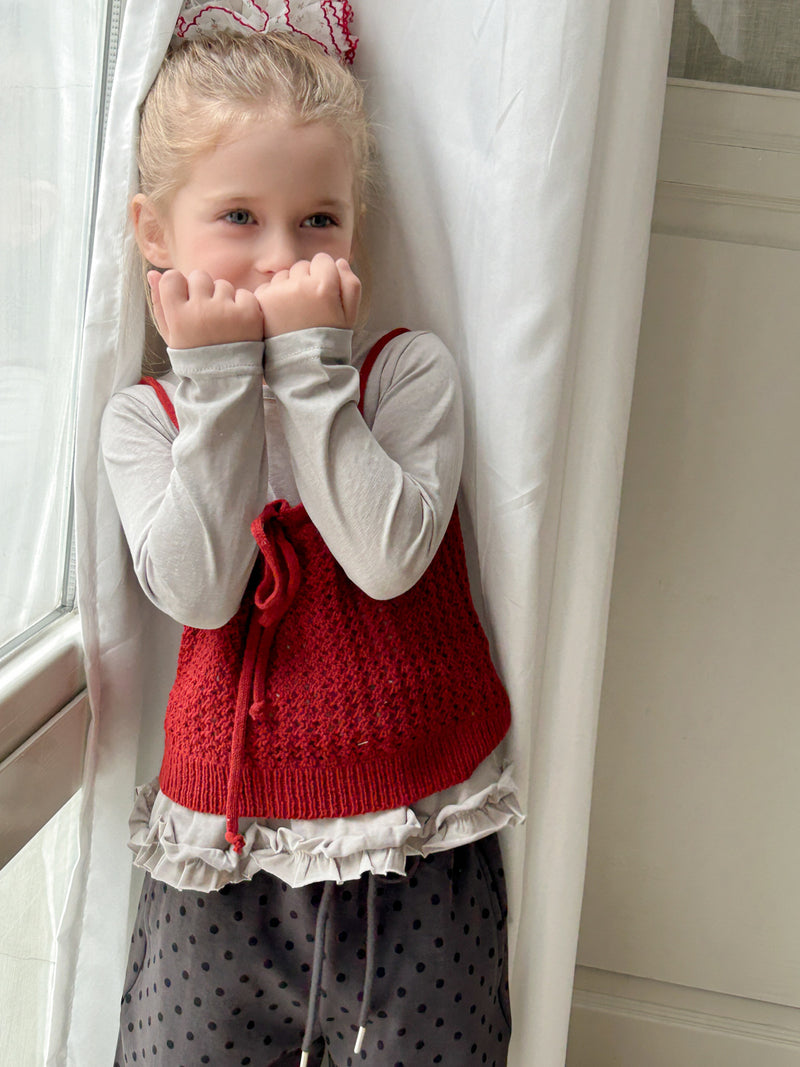 knit bustier【for kids &  Jr.】