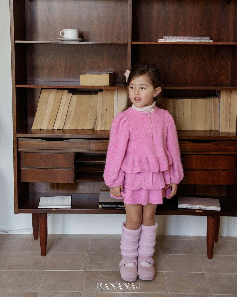 bananaj / leg warmer socks【for kids & jr.】