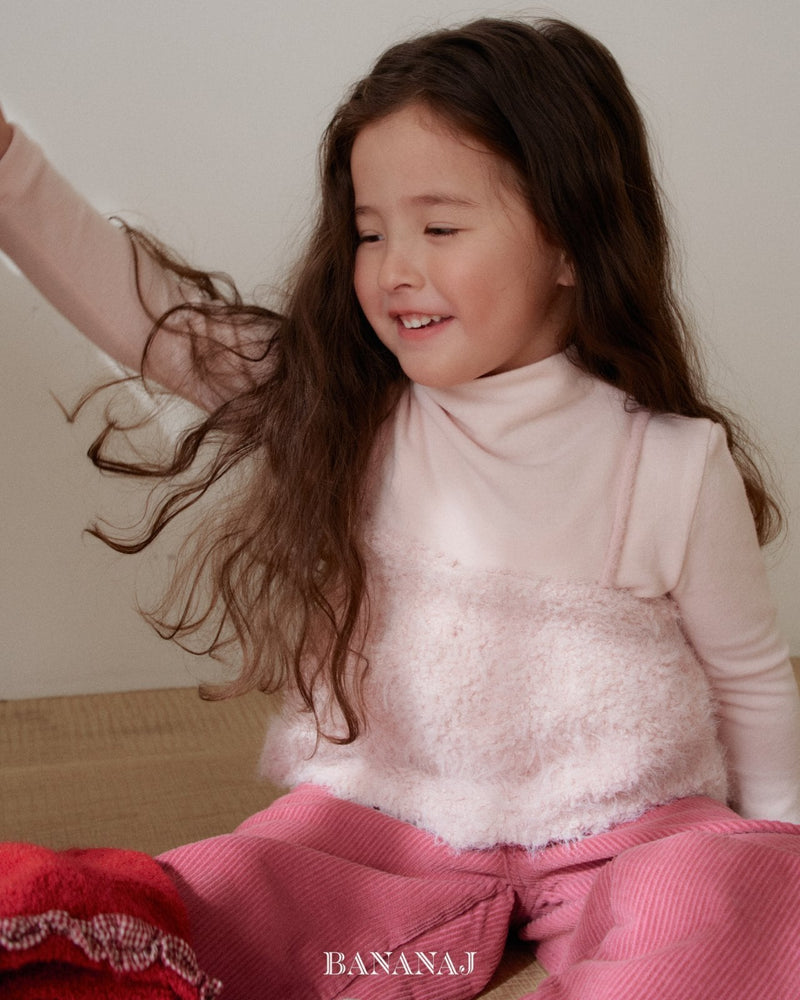 bananaj / cotton candy bustier top【for kids & jr.】