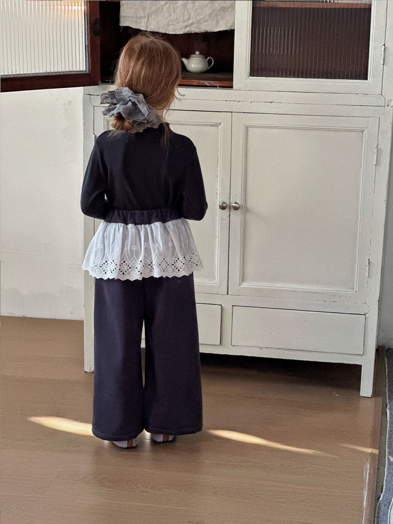 lace wide pants 【for kids&Jr.】