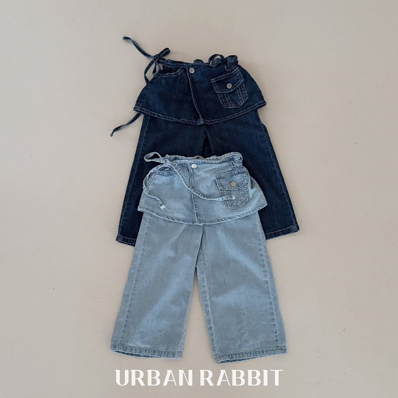 urban rabbit / pocket wrap denim pants【for kids & Jr.】
