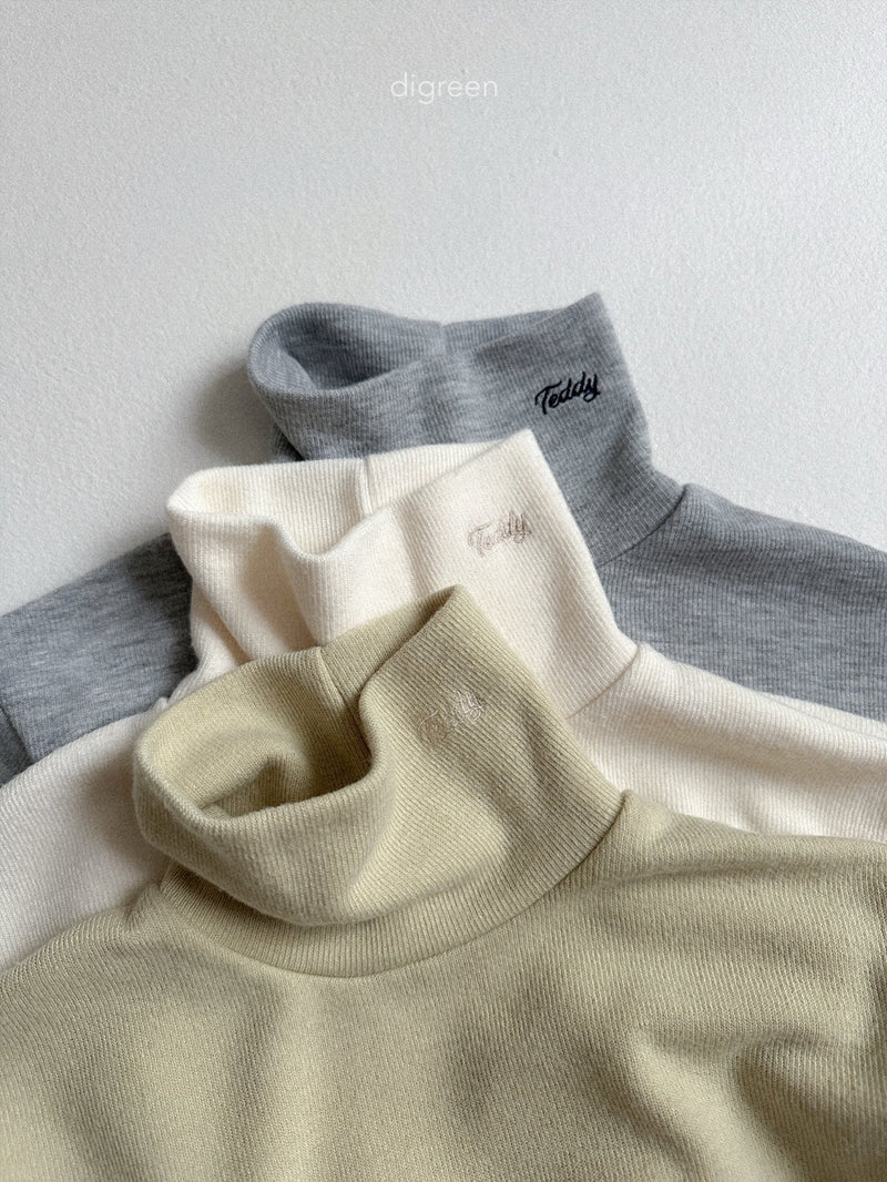 digreen / teddy turtleneck【for kids】