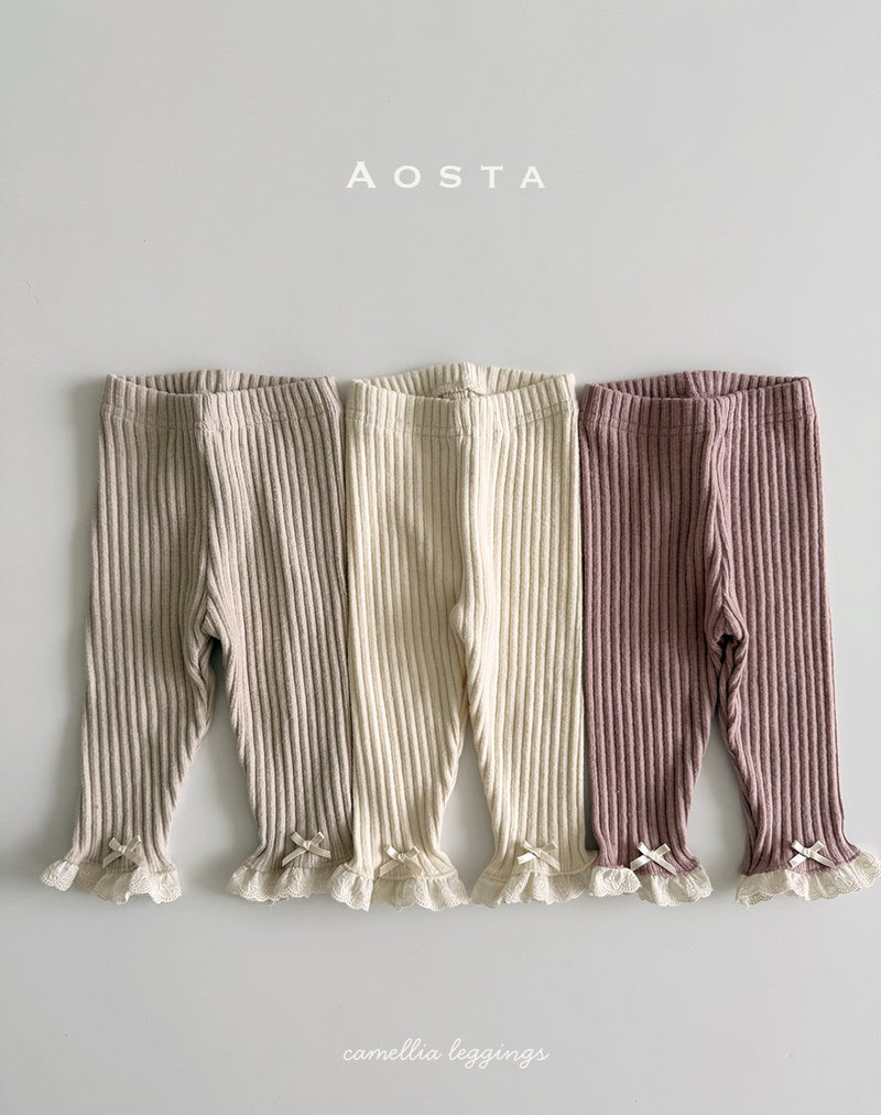 一部即納 aosta / camellia  leggings