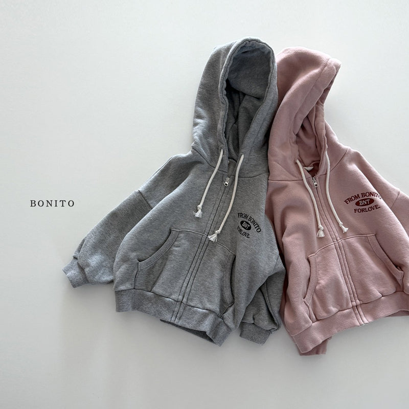 bonito / from bonito hood zip up 【for kids&Jr.】