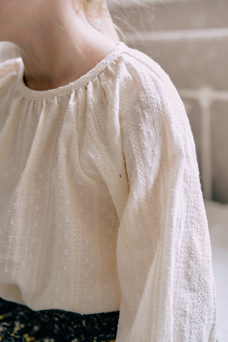 perrobebe / elisa smocking blouse