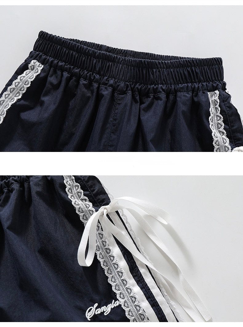 ribbon track  pants【for kids,Jr.& mom】