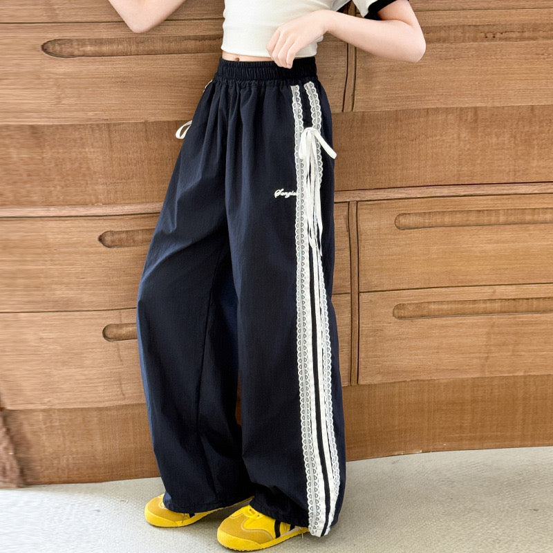ribbon track  pants【for kids,Jr.& mom】