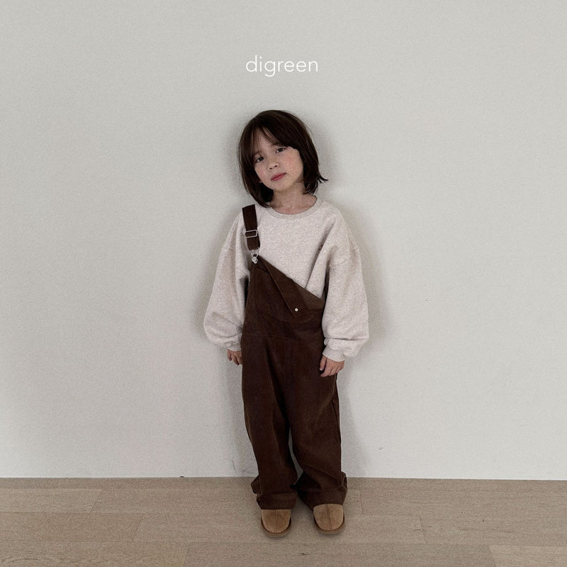 digreen / corduroy overall
