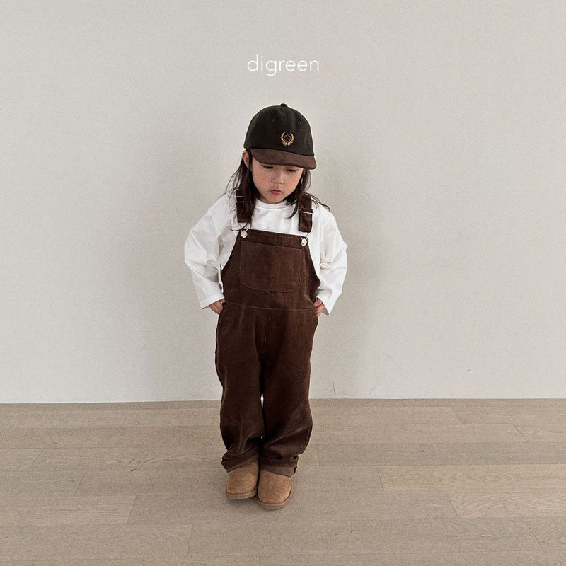 digreen / corduroy overall