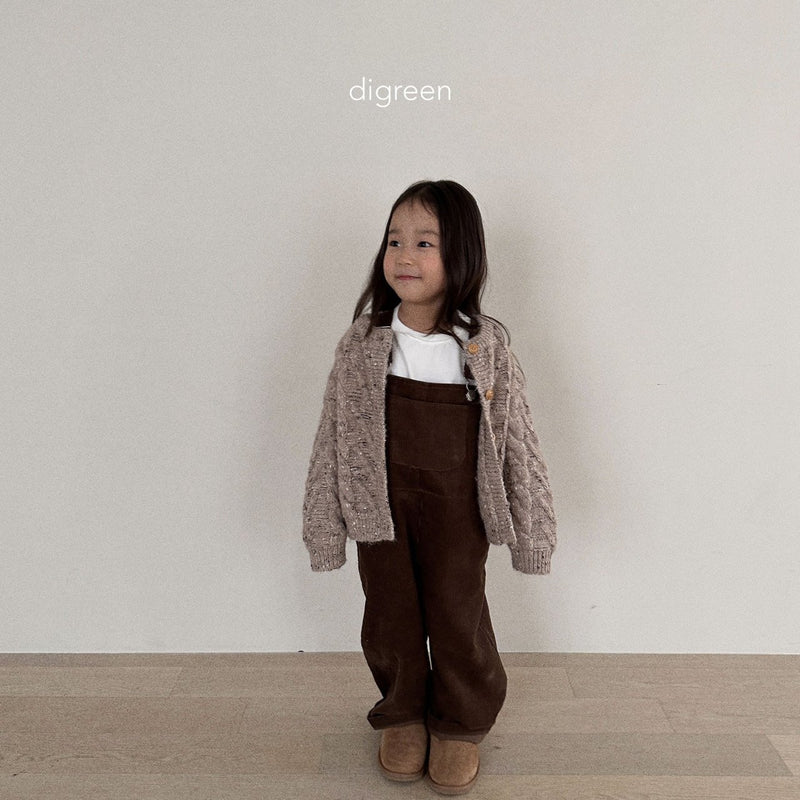 digreen / corduroy overall