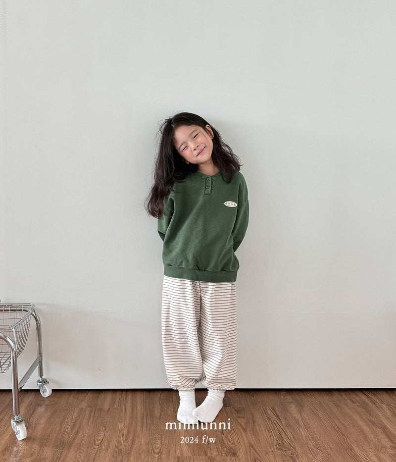 【9/20-9/30期間限定予約販売】 mimiunni / 1+1 autumn must pants【for kids 】2024fw