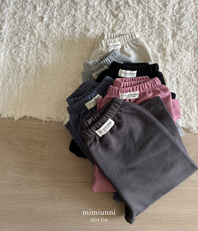 【9/20-9/30期間限定予約販売】 mimiunni / 1+1 cozy wide pants【for kids , jr】2024fw