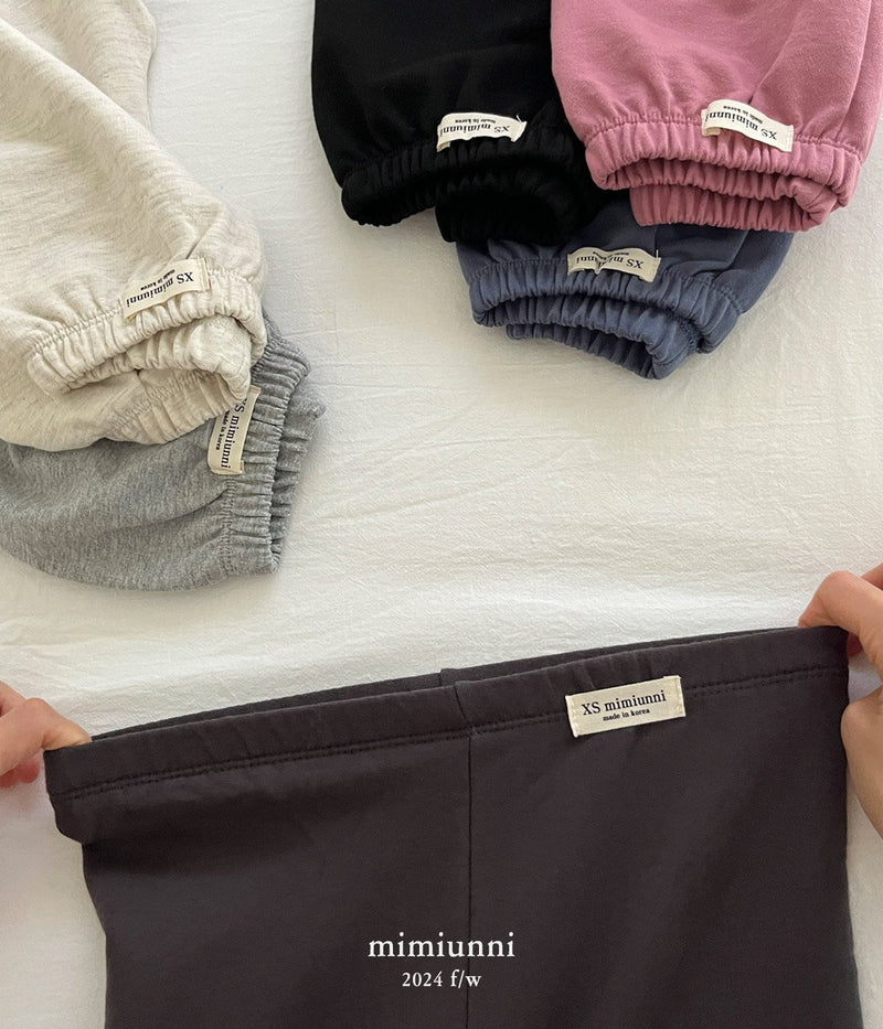 【9/20-9/30期間限定予約販売】 mimiunni / 1+1 cozy wide pants【for kids , jr】2024fw