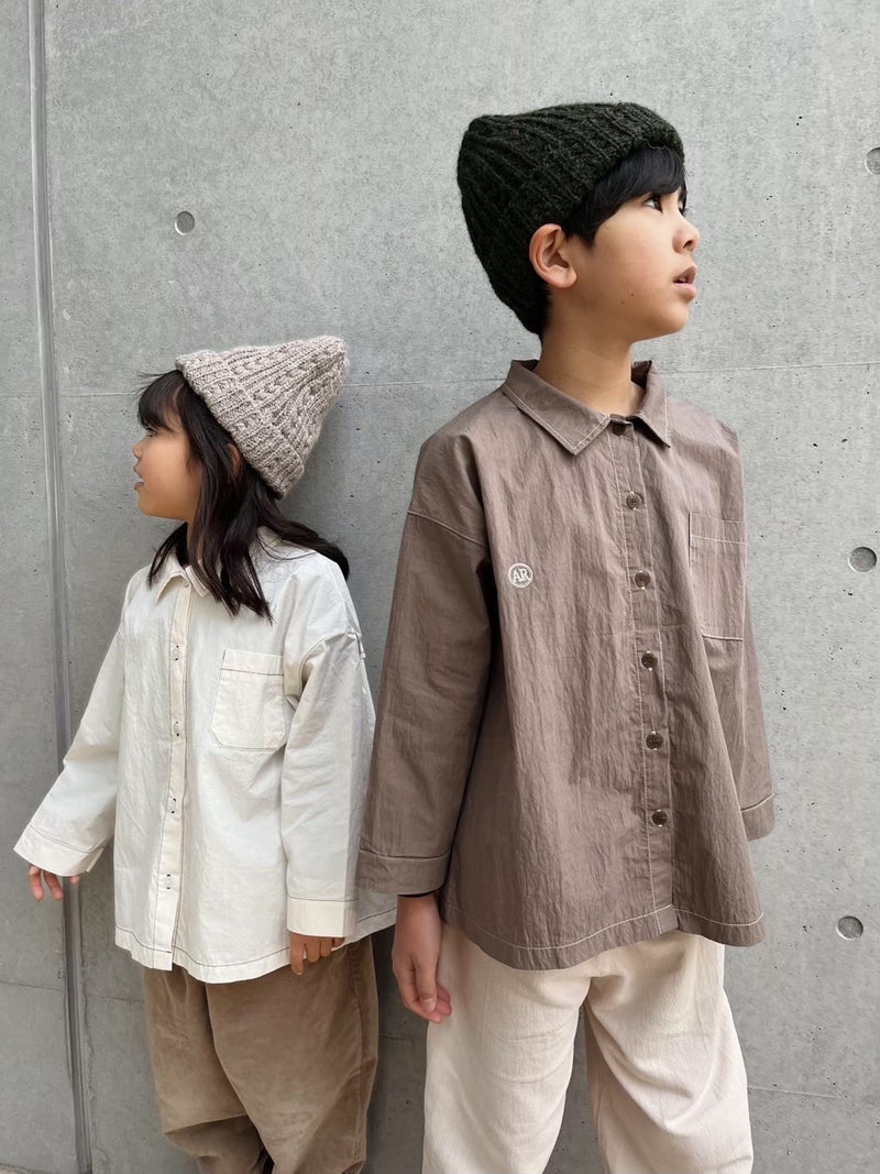 【即納 80/90/100/110/120/140size】 amore / stitch shirt 【for kids , jr】