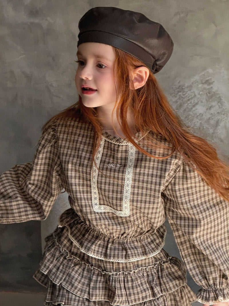 otaly /  leather béret【for kids , jr.】
