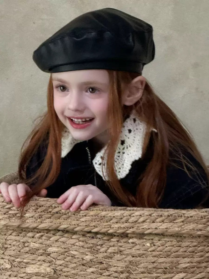 otaly /  leather béret【for kids , jr.】