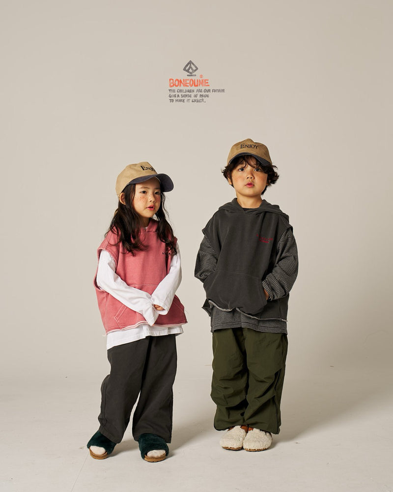 boneoune / crop pig vest【for kids, Jr. 】