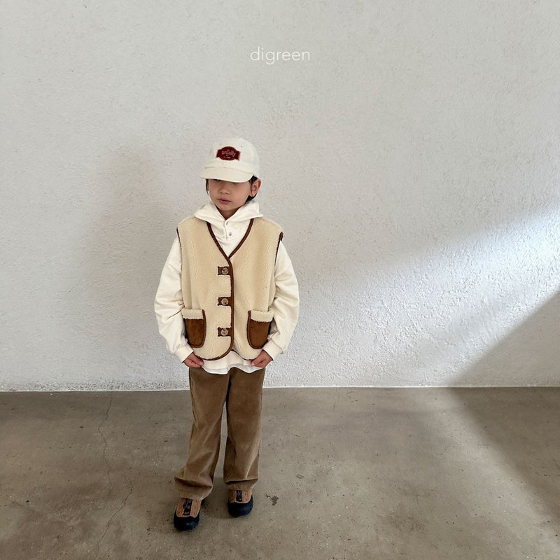 digreen / shirring vest