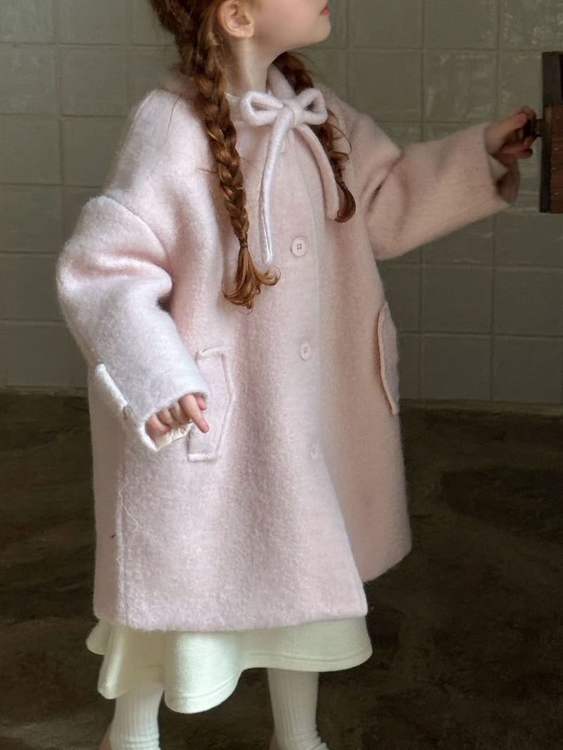 otaly / wool ribbon coat【for kids , jr】