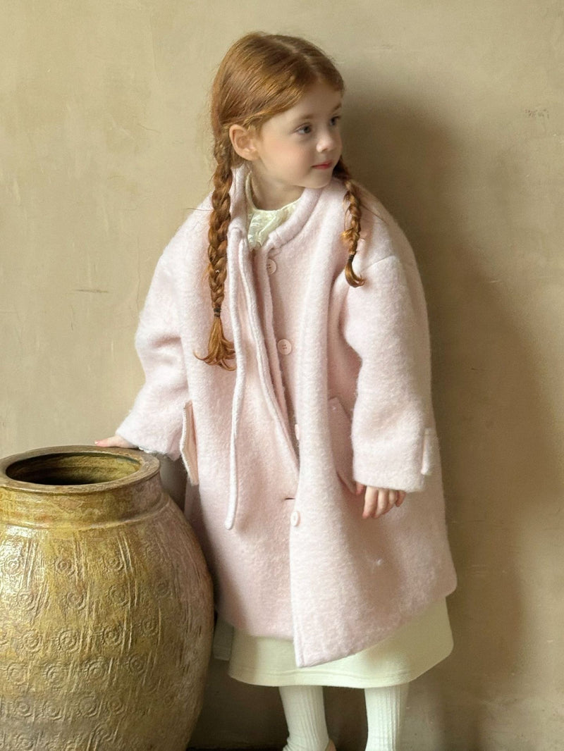 otaly / wool ribbon coat【for kids , jr】