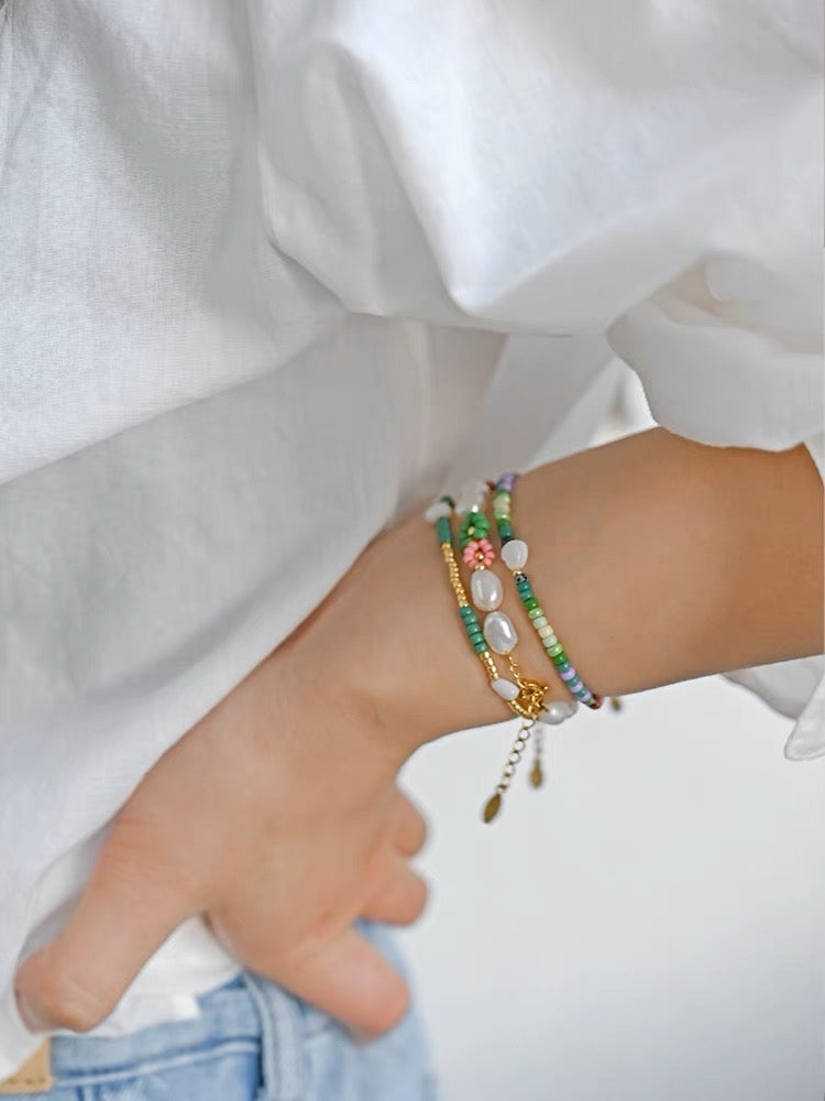 whatever handmade beads bracelet