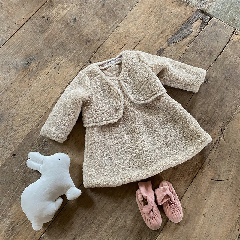 cheng le  / sheep boa jacket【for kids , jr】