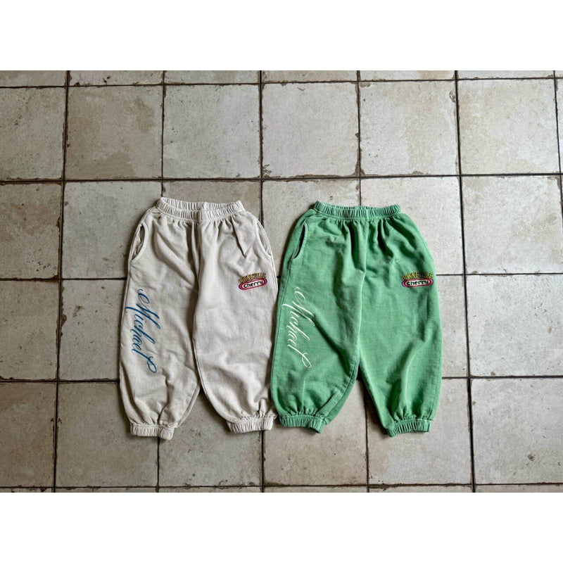 RAMIJINI / cherry jogger pants【for kids, Jr. 】