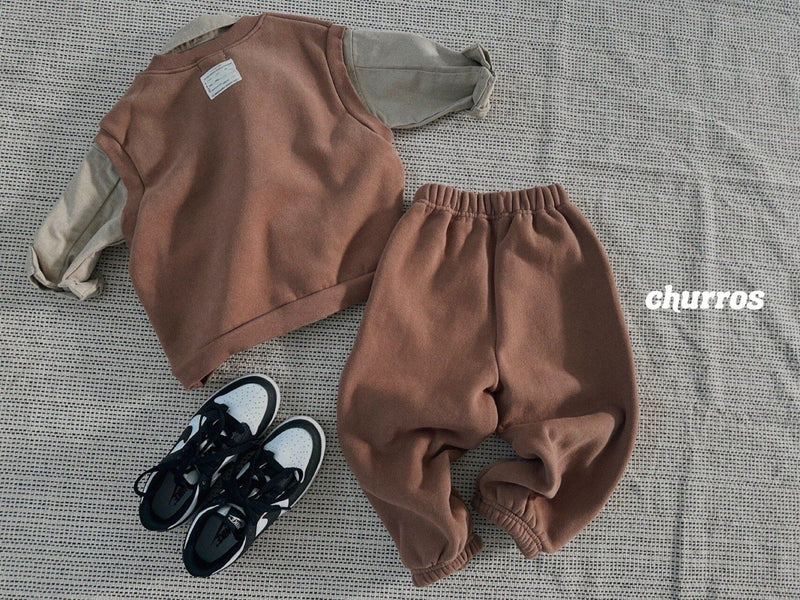 churros / pin tuck jogger pants 【for kids , jr】