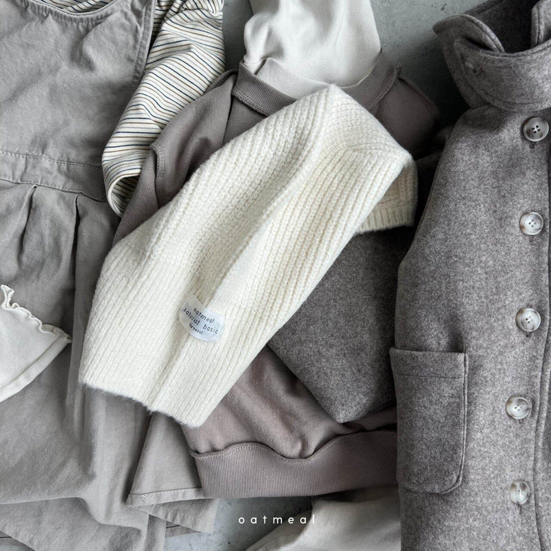 oatmeal / aron one-piece