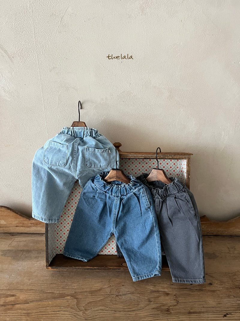 thelala / gogo blue denim pants