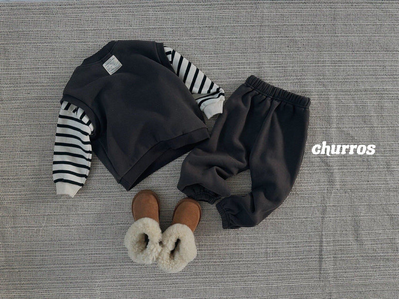 churros / pin tuck jogger pants 【for kids , jr】