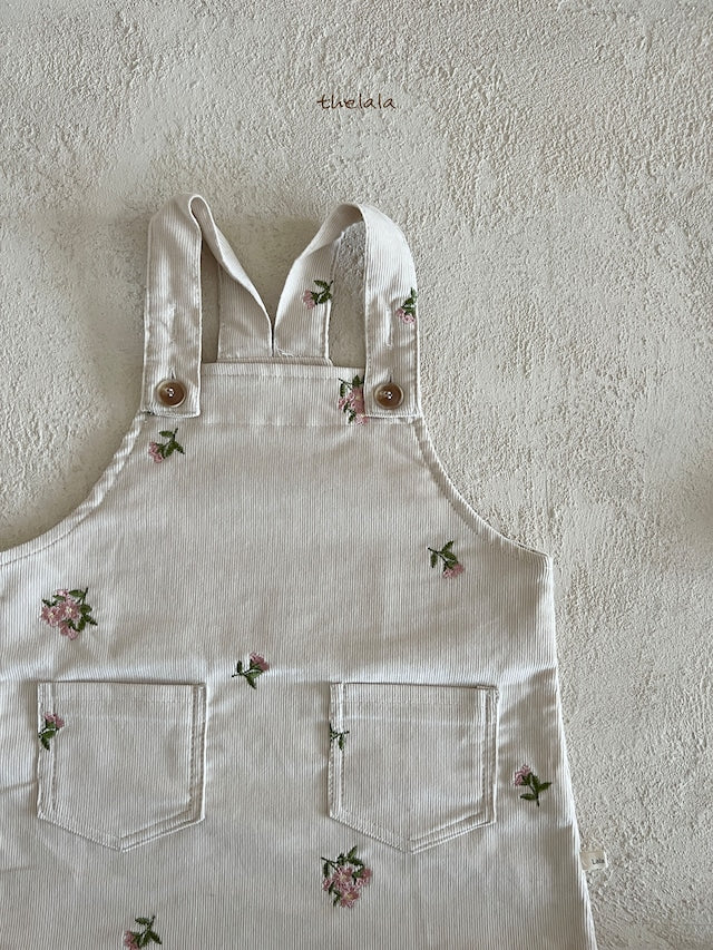 thelala / cream corduroy onepiece