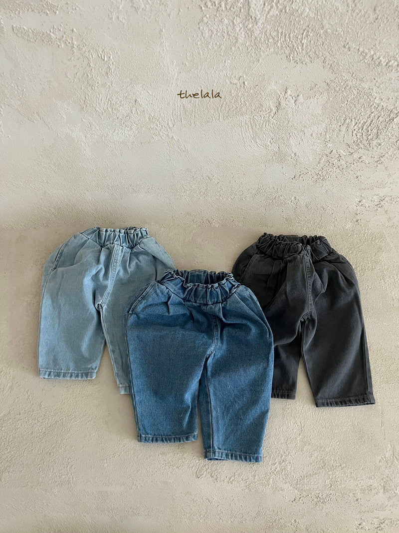thelala / gogo blue denim pants