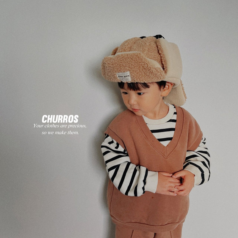 churros / pin tuck jogger pants 【for kids , jr】